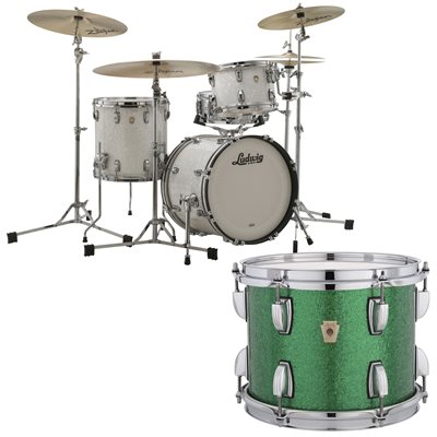 LUDWIG CLASSIC MAPLE JAZZETTE 3PCS SHELL PACK GREEN SPARKLE 14X18 8X12 14X14 LUDWIG CLASSIC MAPLE JAZZETTE 3PCS SHELL PACK GREEN SPARKLE 14X18 8X12 14X14