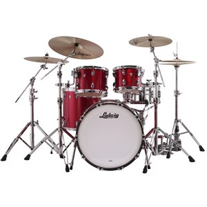LUDWIG CLASSIC MAPLE MOD 4 MORCEAUX SHELL PACK RED SPARKLE 18X22 8X10 9X12 16X16