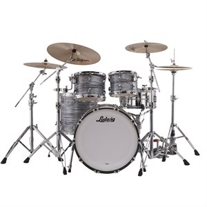 LUDWIG CLASSIC MAPLE MOD 4PCS SHELL PACK VINTAGE BLUE OYSTER 18X22 8X10 9X12 16X16