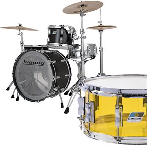 LUDWIG VISTALITE PRO BEAT 3PCS SHELL PACK YELLOW 14X24 9X13 16X16