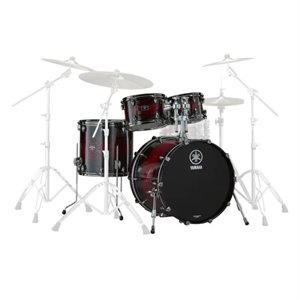 YAMAHA LIVE CUSTOM HYBRID 4 MORCEAUX SHELL PACK UZU MAGMA SUNBURST LCH0F4-UMS