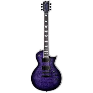 ESP LTD EC-1000 QM SEE THRU PURPLE SB