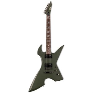 ESP LTD MAX-200 RPR MILITARY GREEN SATIN MAX CAVALERA SIGNATURE