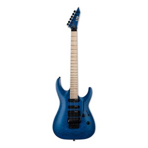 ESP LTD MH-203 QUILTED MAPLE SEE THRU BLACK