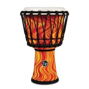 LP LP1607OM DJEMBES WORLD 7 ROPE CIRC ORANGE MARBLE