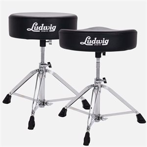 LUDWIG LUDWIG PRO ROUND THRONE - BLACK
