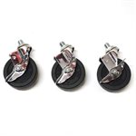 LP LP910 PARTS CASTER SET OF 3 THREADED FOR STDS