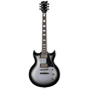 ESP LTD BK ROYAL SHIVA SILVER SUNBURST AVEC ÉTUI RIGIDE
