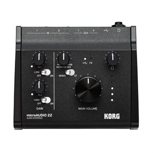 KORG MICROAUDIO 22 INTERFACE AUDIO