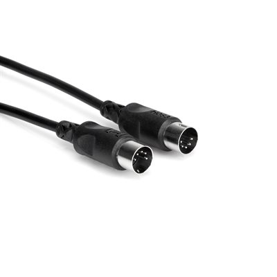 HOSA MID-305BK MIDI CABLE 5-PIN DIN TO SAME, 5-FOOT