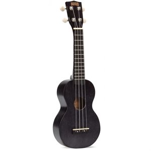 MAHALO KAHIKO PLUS SERIES MK1P-TBK SOPRANO W/BAG, TRANSPARENT BLACK