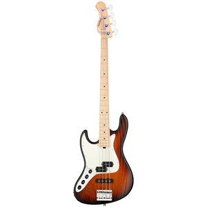SADOWSKY METROLINE 21-FRET VINTAGE P/J BASS, SWAMP ASH BODY, 4 CORDES GAUCHÈRE - ALMOND SUNBURST TRANSPARENT SATIN