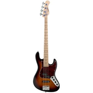 SADOWSKY METROLINE 21-FRET VINTAGE P/J BASS, SWAMP ASH BODY, 4 CORDES - '59 BURST TRANSPARENT HIGH POLISH