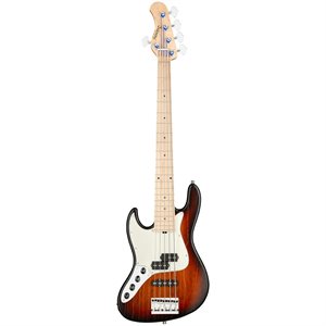 SADOWSKY METROLINE 21-FRET VINTAGE P/J BASS, SWAMP ASH BODY, 5 CORDES GAUCHÈRE - ALMOND SUNBURST TRANSPARENT SATIN