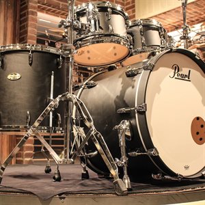 PEARL MASTER MAPLE PURE 4PCS L-RODS MATTE BLACK MIST (22X18-10X7-12X8-16X16)