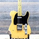 NASH GUITARS T52 BUTTERSCOTCH BLONDE HEAVY AGING FINISH ELECTRIC GUITAR AVEC ÉTUI RIGIDE