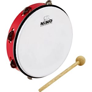 MEINL NINO24R ABS TAMBOURINE 10 POUCES RED