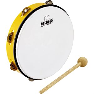 MEINL NINO51Y ABS TAMBOURINE 8 POUCES YELLOW