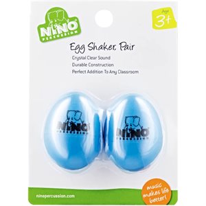 MEINL NINO540SB-2 EGG SHAKER PAIR SKY-BLUE