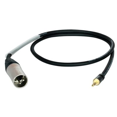 DIGIFLEX NKXM-6 1/8 MINI TRS TO XLRM, 6 FOOT
