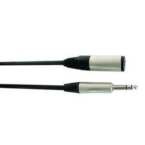 DIGIFLEX NSJ-10 TOUR SERIES HEADPHONE 1/4 TRS EXTENSIONS MALE TO FEMALE, 10 PIEDS