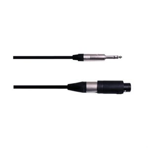 DIGIFLEX NXFMS-1 TRS TO XLR UNISEX ADAPTOR, 1 FOOT