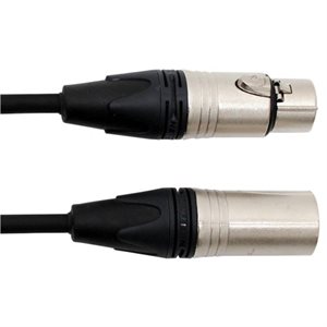 DIGIFLEX TOUR SERIES MIC CABLES XLRM to XLRF CONNECTORS NXX-25, 25 FOOT