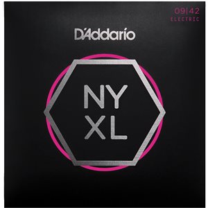 D'ADDARIO NYXL0942 NICKEL WOUND, SUPER LIGHT, 09-42