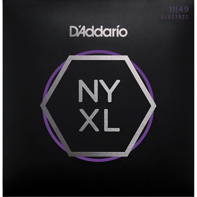 D'ADDARIO NYXL1149 NICKEL WOUND ELECTRIC GUITAR STRINGS, MEDIUM, 11-49
