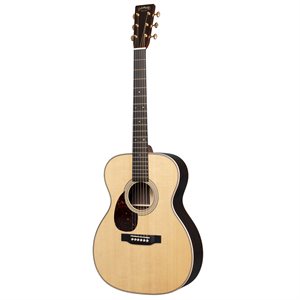 MARTIN OM-28E MODERN DELUXE GAUCHÈRE AVEC ÉTUI RIGIDE