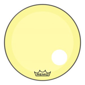 REMO P3 COLORTONE YELLOW BASS OFFSET HOLE 24 P3-1324-CT-YEOH