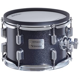 ROLAND PDA100-MS 10-INCH V-DRUMS ACOUSTIC DESIGN TOM PAD WITH FULL-SIZE WOOD SHELL AND DUAL ZONES