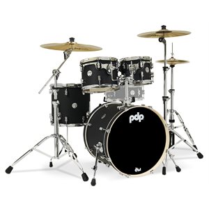 PACIFIC DRUMS PDCM20FNBK CONCEPT MAPLE FUSION 4 MORCEAUX SHELL PACK SATIN BLACK (20, 10, 12, 14)