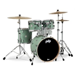 PACIFIC DRUMS PDCM20FNSF CONCEPT MAPLE FUSION 4PCS SHELL PACK SATIN SEAFOAM (20, 10, 12, 14)