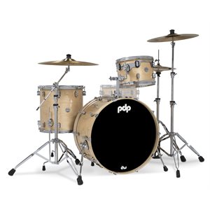 PACIFIC DRUMS PDCM24RKNA CONCEPT ROCK 3PCS SHELL PACK NATURAL LACQUER (24, 13, 16)