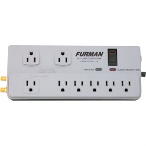 FURMAN PST-2+6 15A 8 OUTLET SURGE SUPPRESSOR STRIP