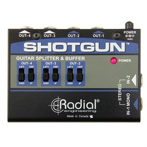 RADIAL ENGINEERING TONEBONE SHOTGUN INSTRUMENT BUFFER & SPLITTER R800 7215 00