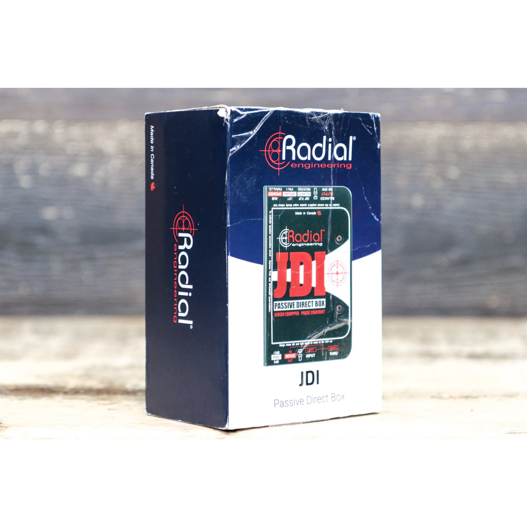 RADIAL ENGINEERING JDI PASSIVE DIRECT BOX JENSEN TRANSFORMER PASSIVE DI