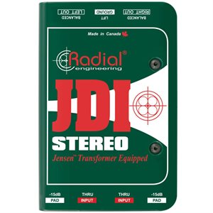 RADIAL ENGINEERING JDI STEREO PREMIUM STEREO PASSIVE DI R800 1012 00