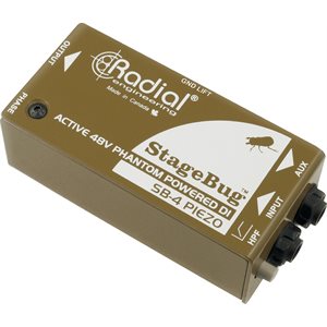 RADIAL ENGINEERING STAGEBUG SB-4 COMPACT ACTIVE PIEZO DI R800 0140 00