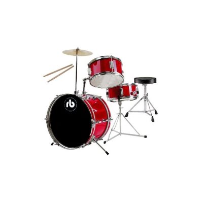 RB DRUMS RB-JR3-MWR JUNIOR 3PCS SHELL PACK METALLIC WINE RED (1611BD, 08068T, 1005SD)