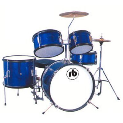 RB DRUMS RB-JR5-SBL JUNIOR 5PCS SHELL PACK SPARKLE BLUE (16BD, 8T, 10T, 13F, 12SD) RB DRUMS RB-JR5-SBL JUNIOR 5PCS SHELL PACK SPARKLE BLUE (16BD, 8T, 10T, 13F, 12SD)