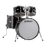 YAMAHA RC0F40-SOB RECORDING CUSTOM 4 MORCEAUX SHELL PACK SOLID BLACK (2016BD, 1007T, 1208T, 1413FT)