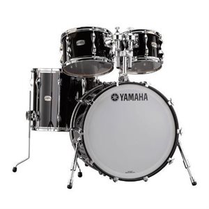 YAMAHA RC0F40-SOB RECORDING CUSTOM 4 MORCEAUX SHELL PACK SOLID BLACK (2016BD, 1007T, 1208T, 1413FT)
