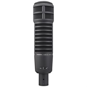 ELECTRO-VOICE RE20-BLACK BROADCAST ANNOUNCER'S MICROPHONE WITH VARIABLE-D