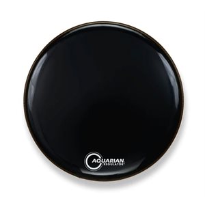AQUARIAN REGULATOR RF GLOSS BLACK BASS DRUM 20