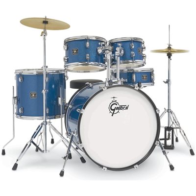 GRETSCH RENEGADE ENSEMBLE DE BATTERIE 5 MORCEAUX BLUE SPARKLE
