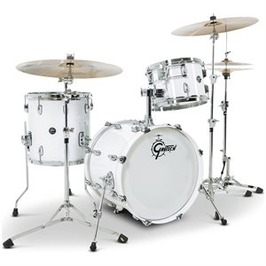 GRETSCH RENOWN 3-PIECE SHELL PACK 18/12/14 PIANO WHITE GLOSS