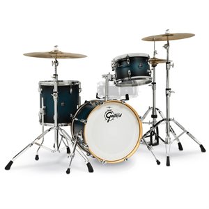 GRETSCH RENOWN RN2-J483-SABB 3 MORCEAUX SHELL PACK SATIN ANTIQUE BLUE BURST