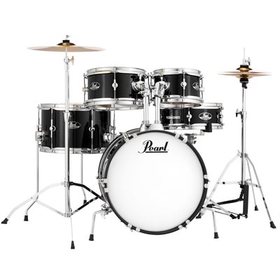 PEARL ROADSHOW JUNIOR RSJ465CC31 5PCS SHELL PACK, JET BLACK